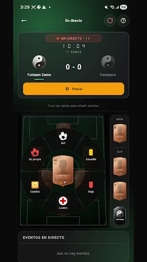 FUTTEAM – Fútbol amateur Android app screenshot 1