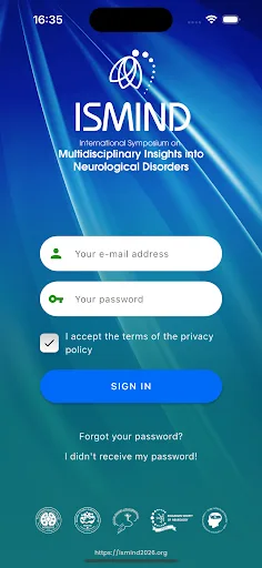 ISMIND 2026 Android app screenshot 1