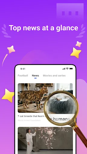 Zapi Browser - Fast & Light Android app screenshot 1