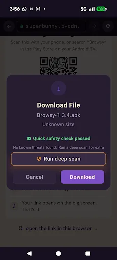 Browsy Android app screenshot 3