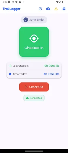 TrakLogger Android app screenshot 1