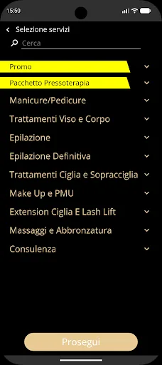 Farmaluce Beauty Center Android app screenshot 3