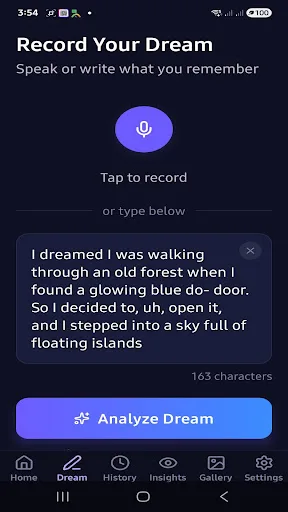 DreamLens–AI Dream Interpreter Android app screenshot 4