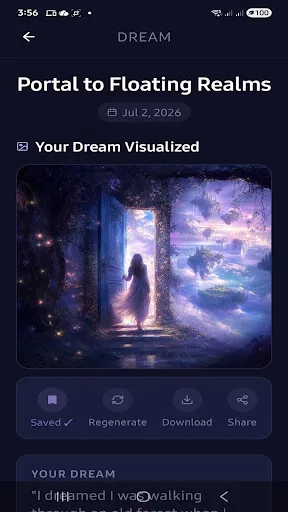 DreamLens–AI Dream Interpreter Android app screenshot 5