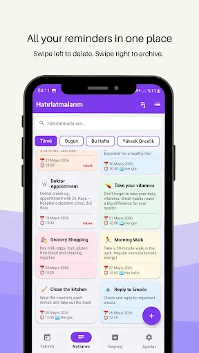 Reminder Planner Android app screenshot 2