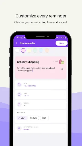 Reminder Planner Android app screenshot 4