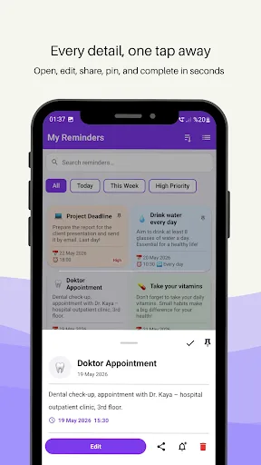 Reminder Planner Android app screenshot 6