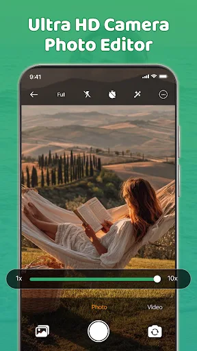 Ultra HD Camera: Photo Editor Android app screenshot 1