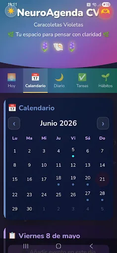 NeuroAgendaCV Android app screenshot 3