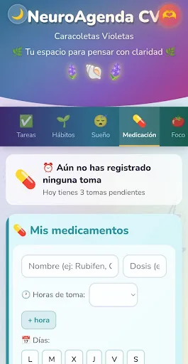 NeuroAgendaCV Android app screenshot 6