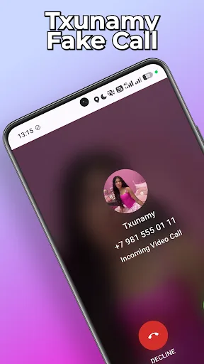 Txunamy Fake Call & Chat Android app screenshot 1