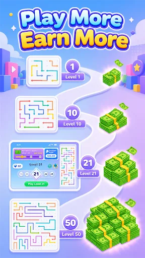 Arrow Cash Puzzle: Earn Money Android app screenshot 1