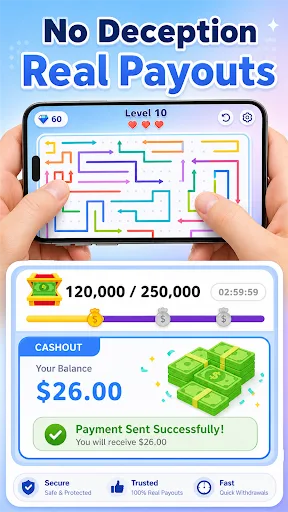 Arrow Cash Puzzle: Earn Money Android app screenshot 3