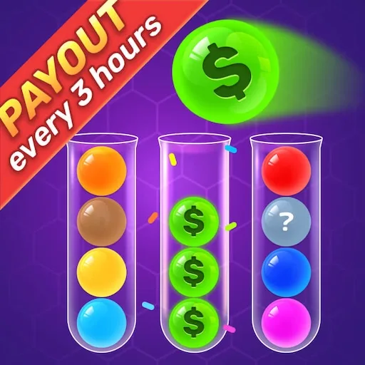 Cash Ball Sort: Earn Money Android app icon