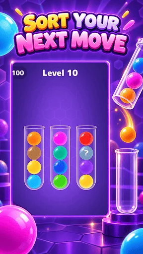 Cash Ball Sort: Earn Money Android app screenshot 1