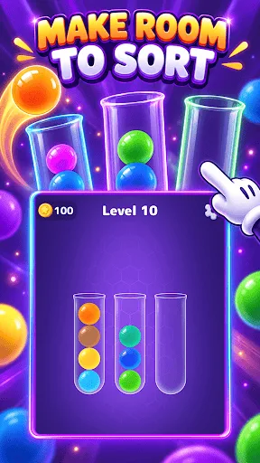 Cash Ball Sort: Earn Money Android app screenshot 2