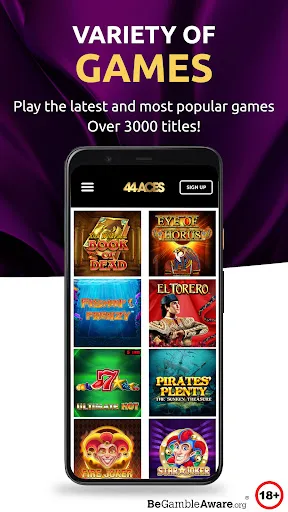 44Aces Slots & Live Casino Android app screenshot 1