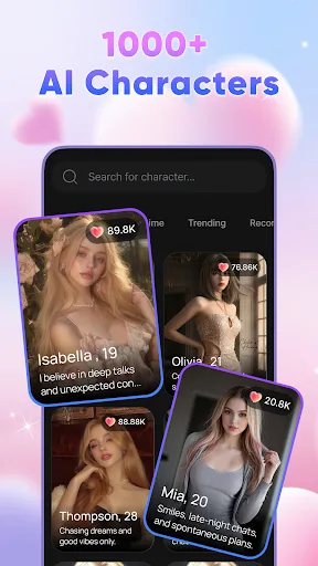 Faylora: AI Character Android app screenshot 2