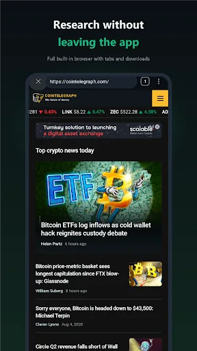 Crypto Journal & Tracker Android app screenshot 6