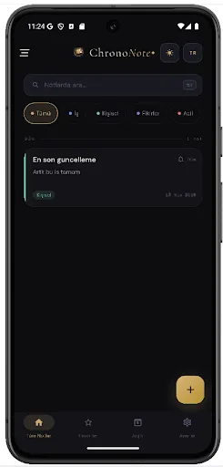 ChronoNote: Akıllı Notlar Android app screenshot 4