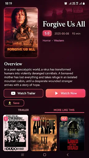 Cinebloom: TV Shows & Movies Android app screenshot 3
