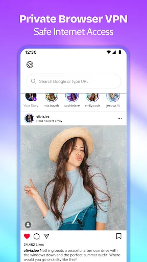 Cipher - Fast Private Browser Android app screenshot 1