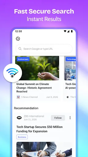 Cipher - Fast Private Browser Android app screenshot 3