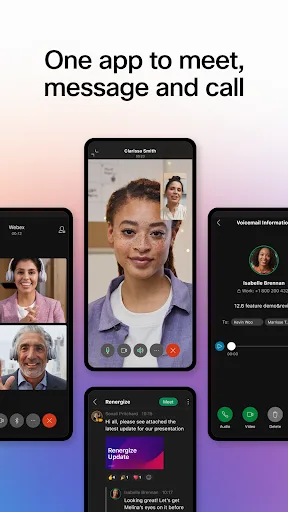 Webex Android app screenshot 1
