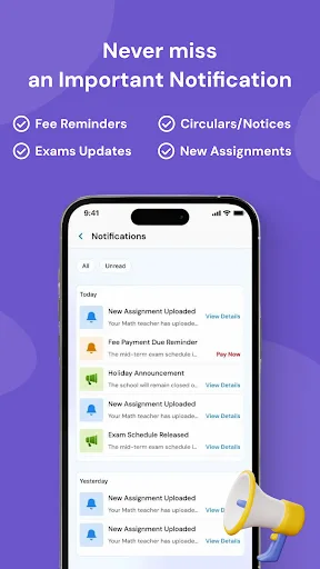 SRRS Smart Campus Raichur Android app screenshot 6