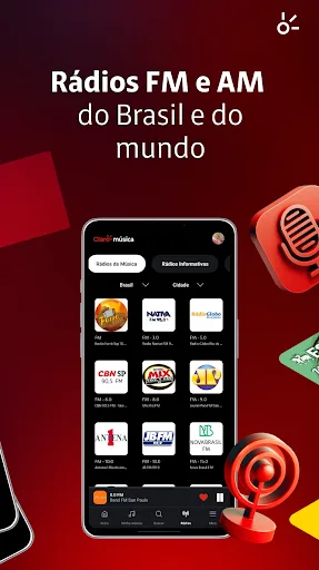 Claro música: músicas e rádios Android app screenshot 3