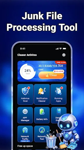 Cleaner Antivirus Android app screenshot 1