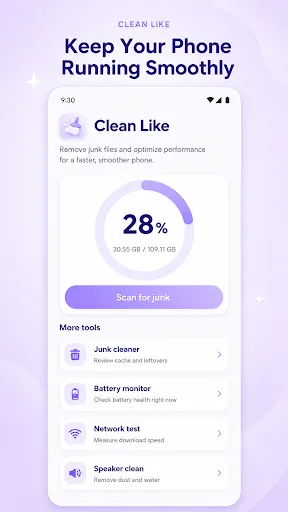 Clean Like Android app screenshot 1