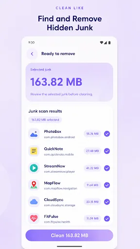 Clean Like Android app screenshot 2