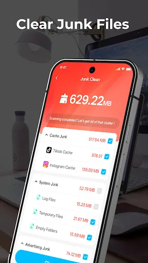 ClearSpace Launcher Android app screenshot 2