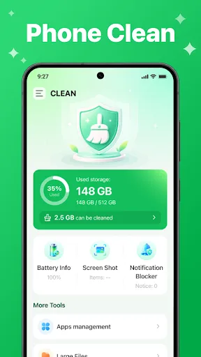 Cleaner Tools Android app screenshot 1
