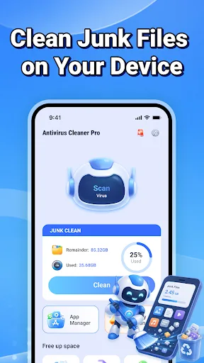 Antivirus Cleaner Pro Android app screenshot 1