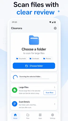 Cleanora Android app screenshot 2
