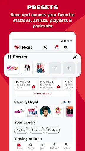 iHeart: Music, Radio, Podcasts Android app screenshot 3