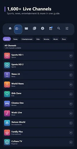 CloudStream: IPTV Live TV Pro Android app screenshot 1