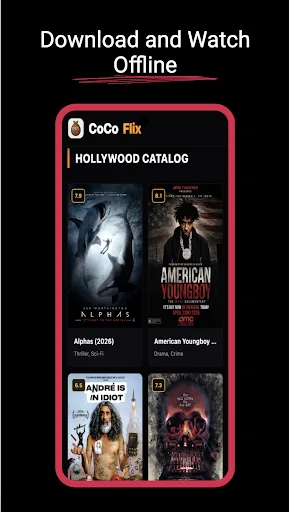 CocoFlix : Movies & TV Shows Android app screenshot 3