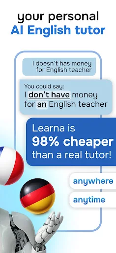 Learn English, Spanish: Learna Android app screenshot 2
