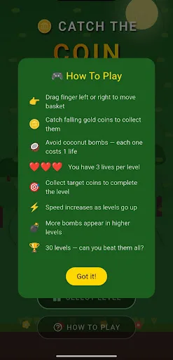 Catch The Coin Android app screenshot 5