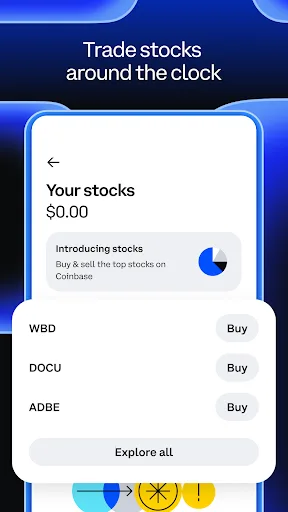Coinbase: Buy Crypto & Stocks Android app screenshot 4