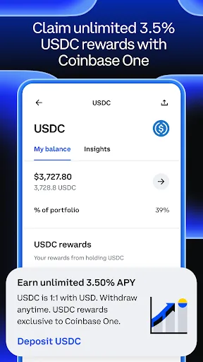Coinbase: Buy Crypto & Stocks Android app screenshot 6