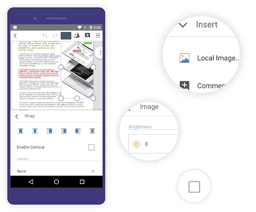 Collabora Office Android app screenshot 1