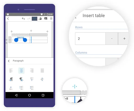 Collabora Office Android app screenshot 3
