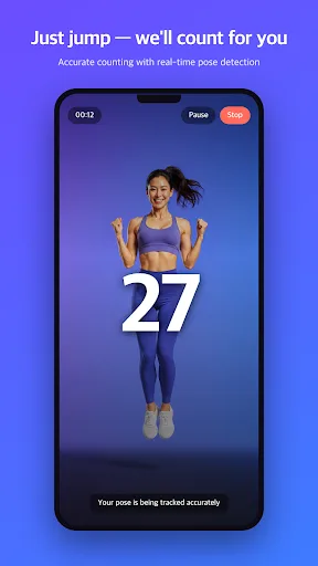 JumpFit: Home Jump Counter Android app screenshot 3