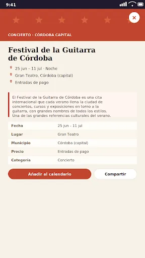 Eventos Córdoba: Agenda 2026 Android app screenshot 6