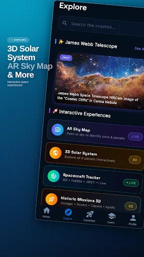 Cosmic Facts Android app screenshot 2