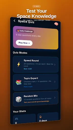 Cosmic Facts Android app screenshot 3
